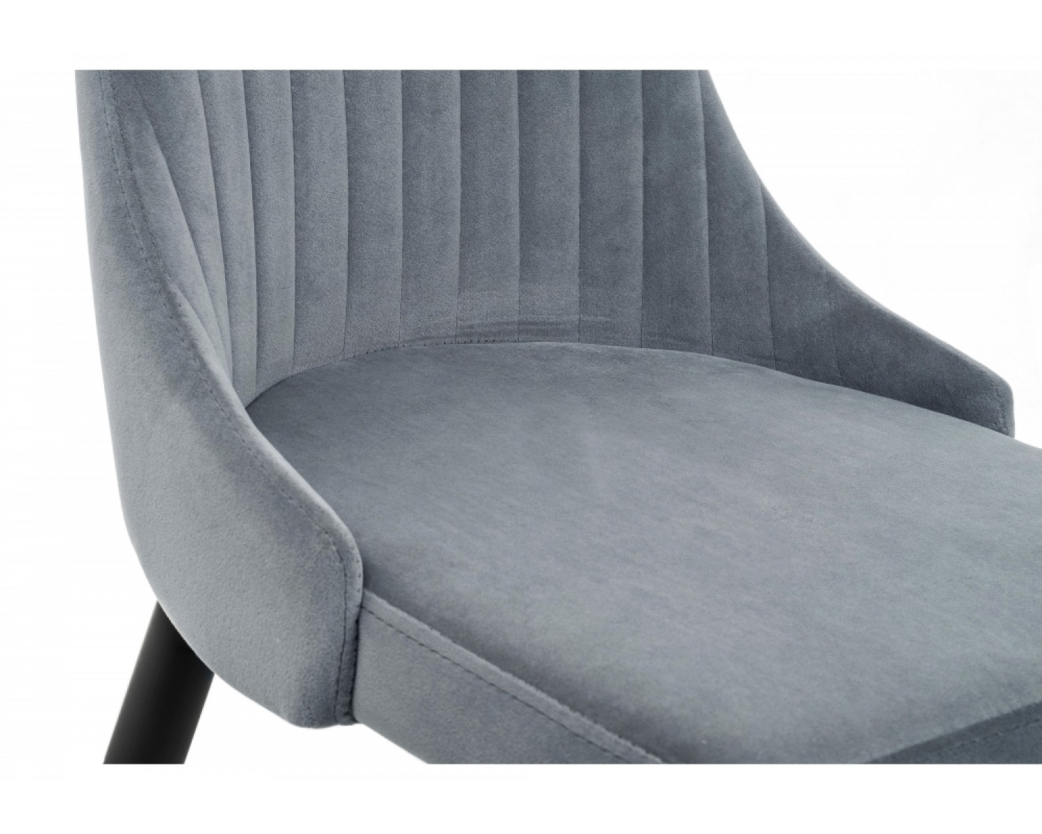 Стул на металлокаркасе Kora gray / black