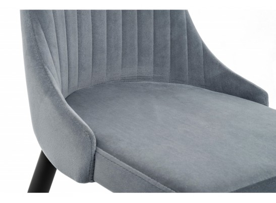 Стул на металлокаркасе Kora gray / black