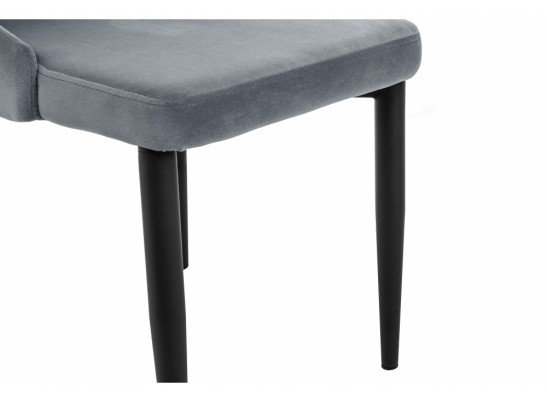 Стул на металлокаркасе Kora gray / black