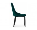 Стул на металлокаркасе Kora green / black