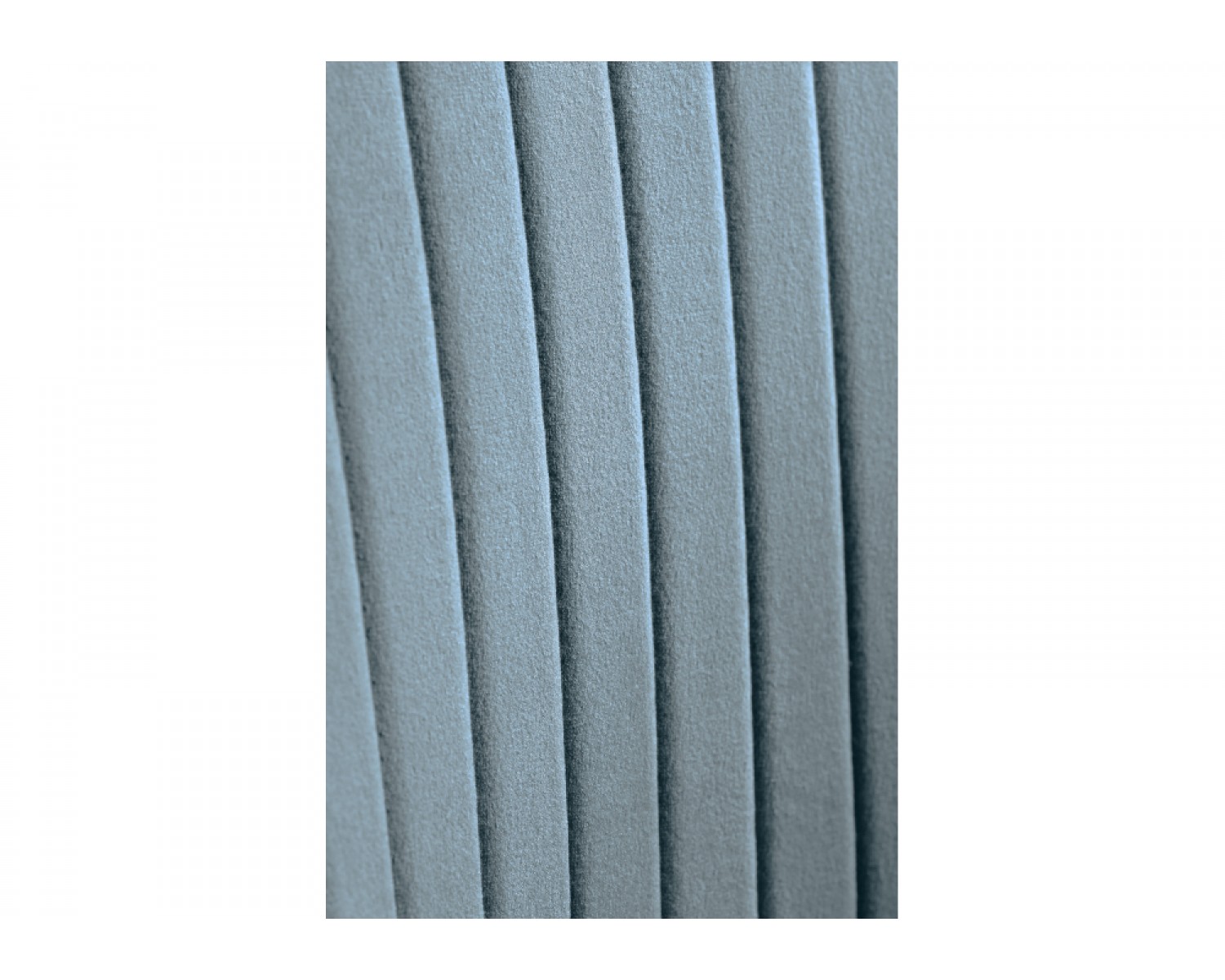 Стул на металлокаркасе Kora light blue / white