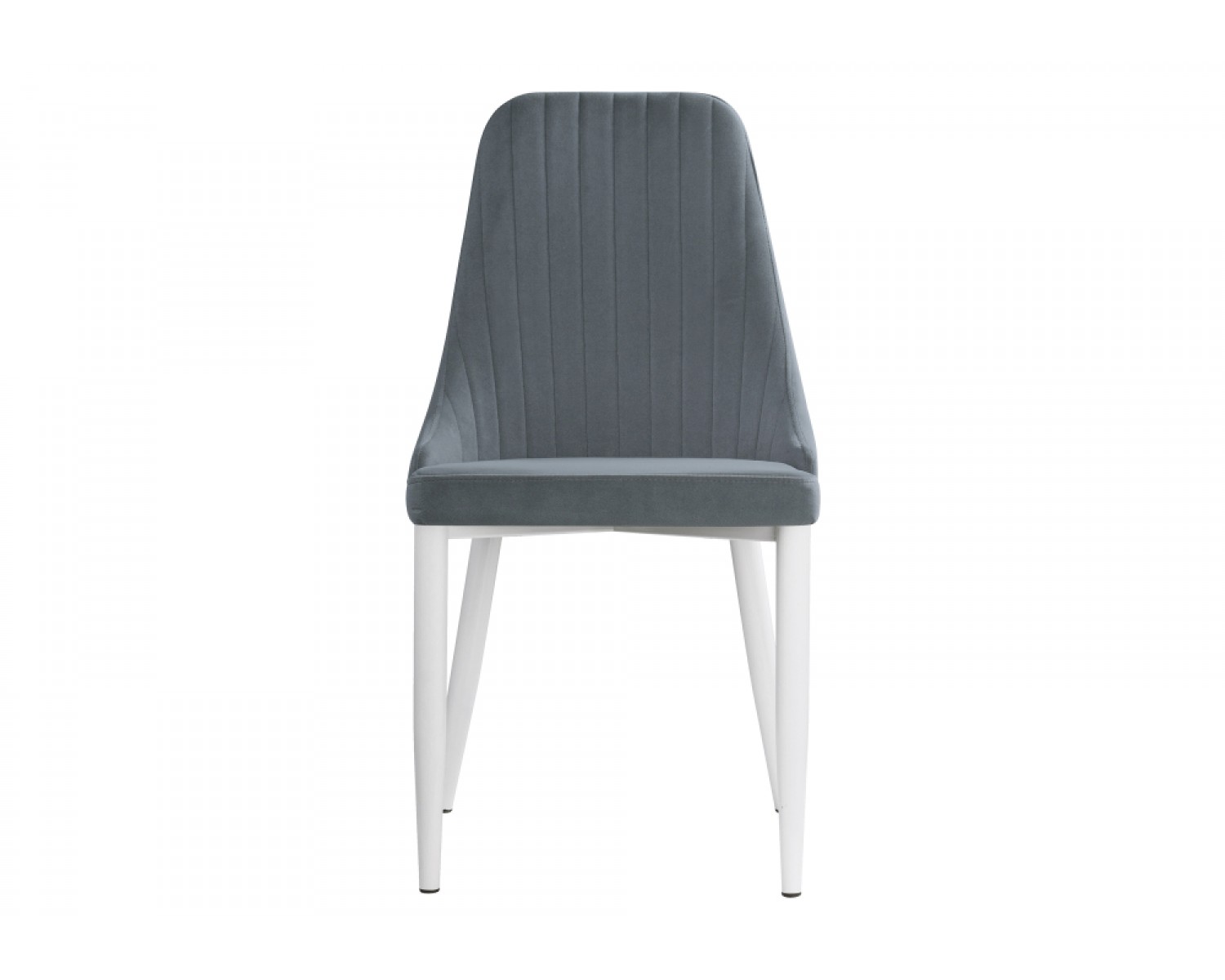 Стул на металлокаркасе Kora white / gray
