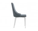 Стул на металлокаркасе Kora white / gray