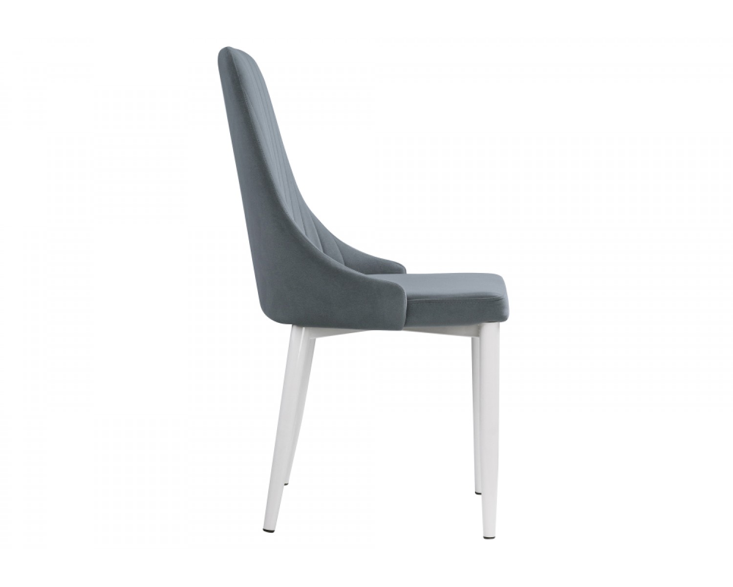 Стул на металлокаркасе Kora white / gray