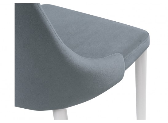 Стул на металлокаркасе Kora white / gray