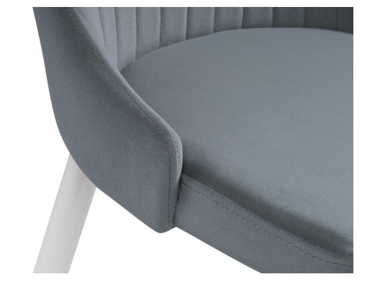 Стул на металлокаркасе Kora white / gray