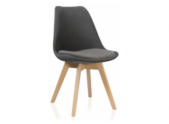 Деревянный стул Bonuss dark gray / wood