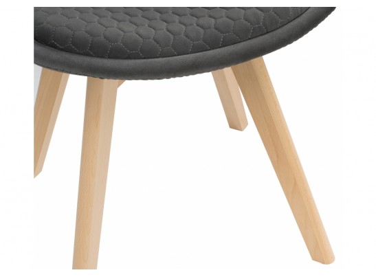 Деревянный стул Bonuss dark gray / wood