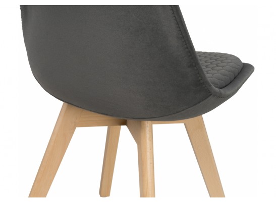 Деревянный стул Bonuss dark gray / wood