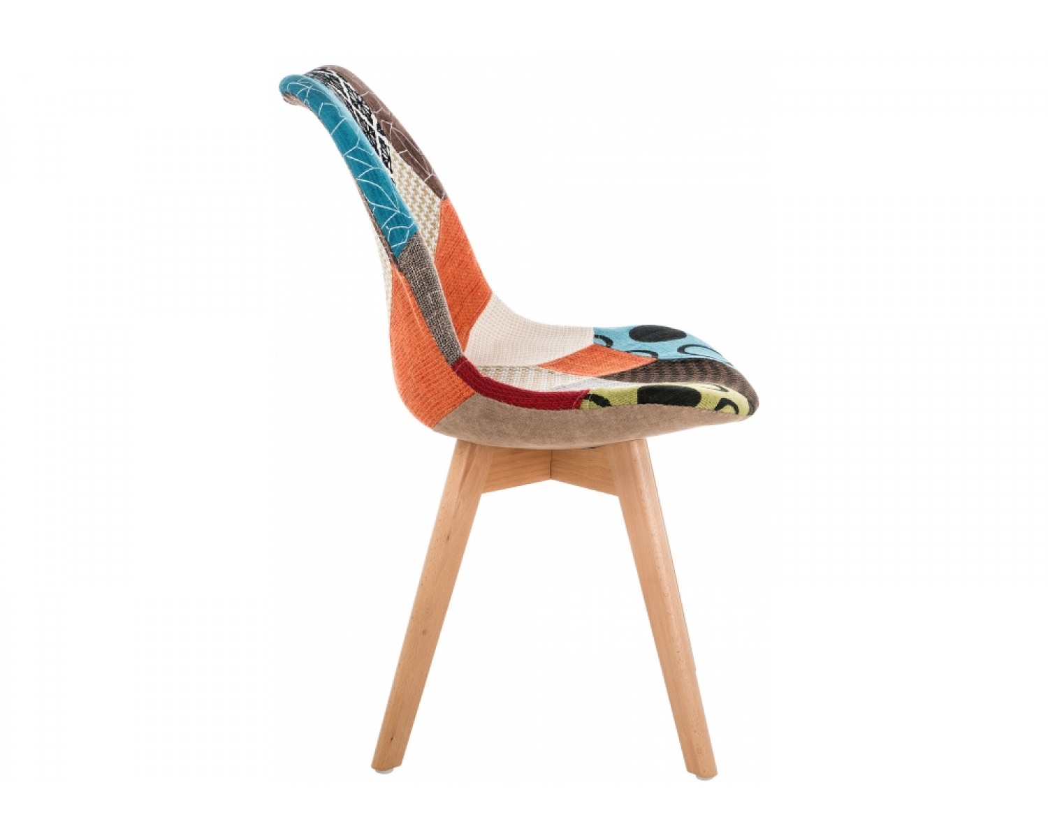 Деревянный стул Mille fabric multicolor