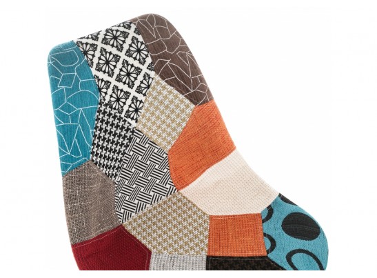 Деревянный стул Mille fabric multicolor
