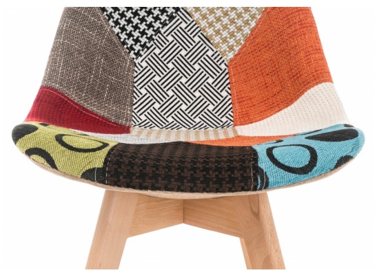 Деревянный стул Mille fabric multicolor