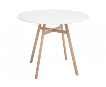 Обеденная группа Номиа 90 white / wood