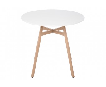 Обеденная группа Номиа 90 white / wood