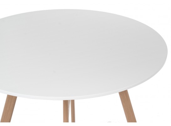 Обеденная группа Номиа 90 white / wood