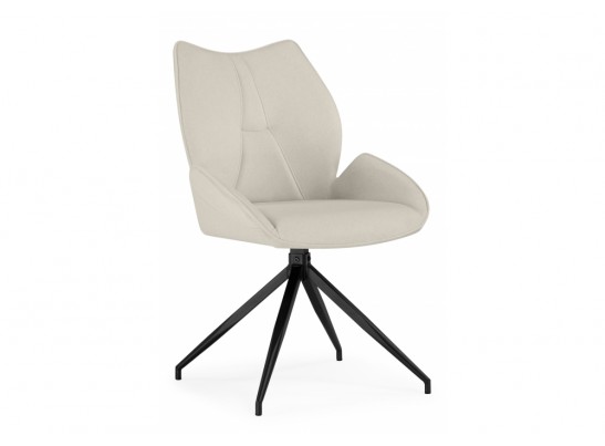 Стул на металлокаркасе Miranda 360 крутящийся beige / black