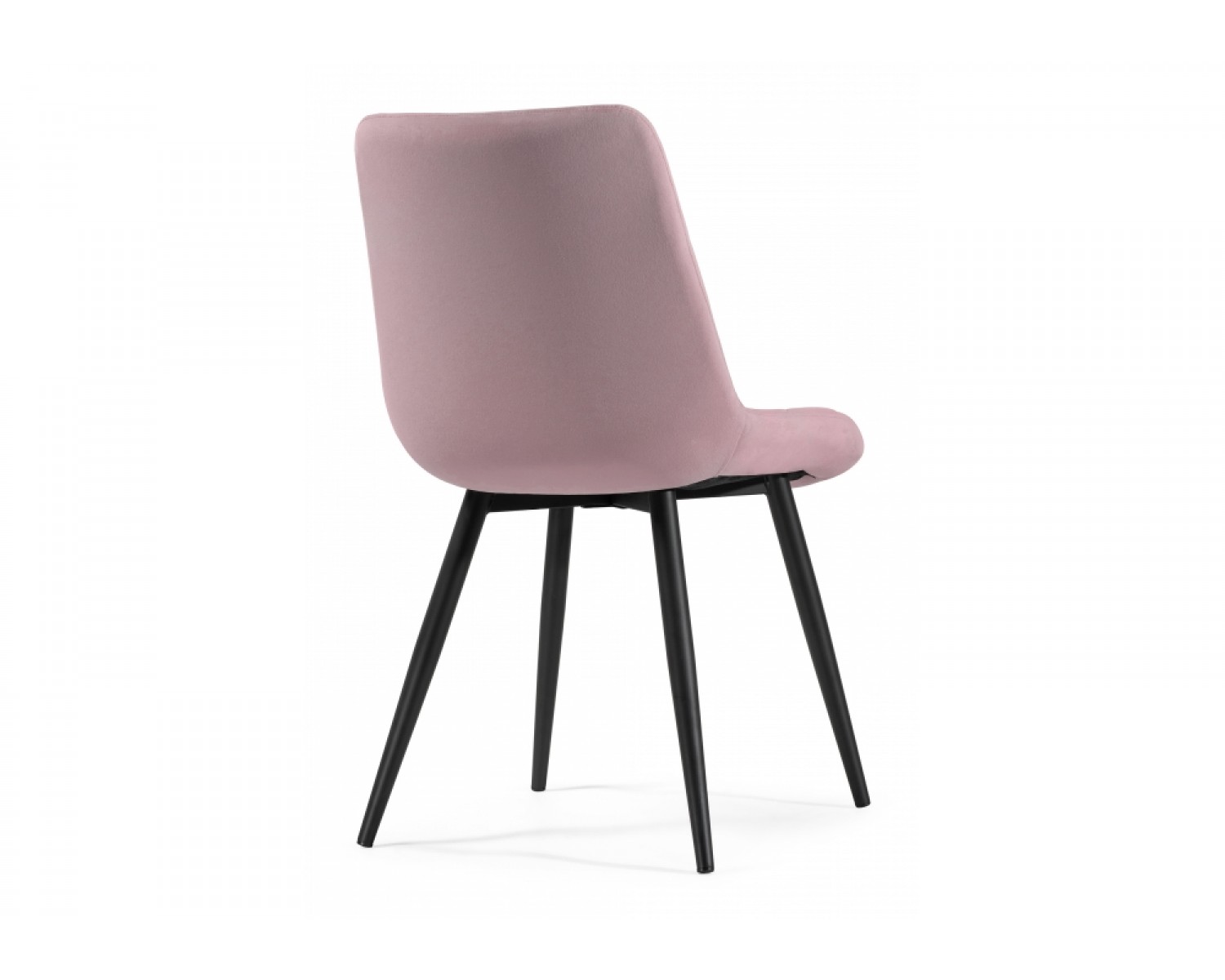 Стул на металлокаркасе Fox black / light purple