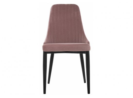 Стул на металлокаркасе Kora light purple / black