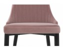 Стул на металлокаркасе Kora light purple / black