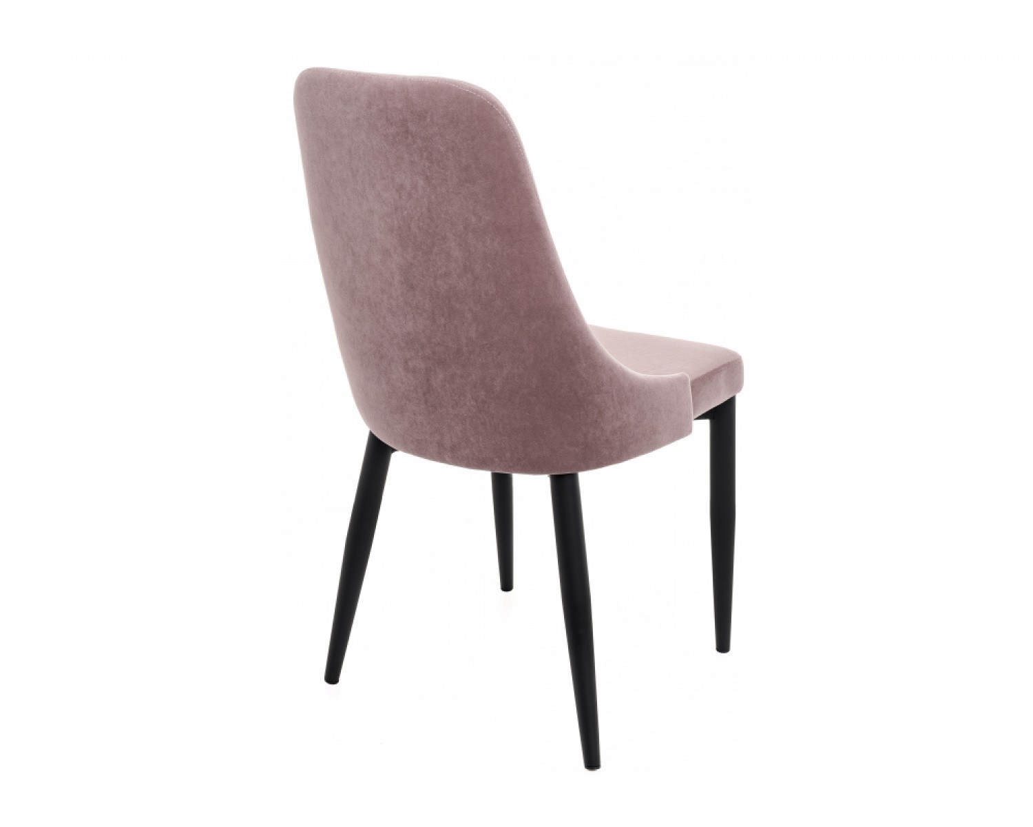 Стул на металлокаркасе Kora light purple / black