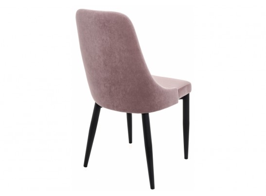 Стул на металлокаркасе Kora light purple / black