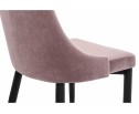 Стул на металлокаркасе Kora light purple / black