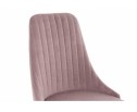 Стул на металлокаркасе Kora light purple / black