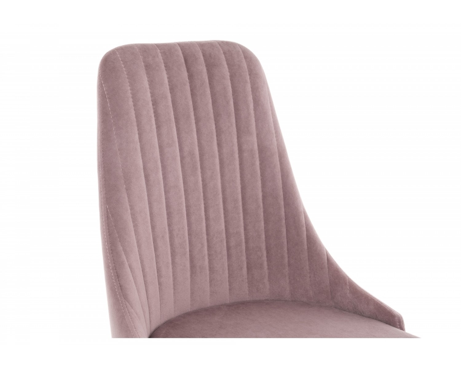Стул на металлокаркасе Kora light purple / black