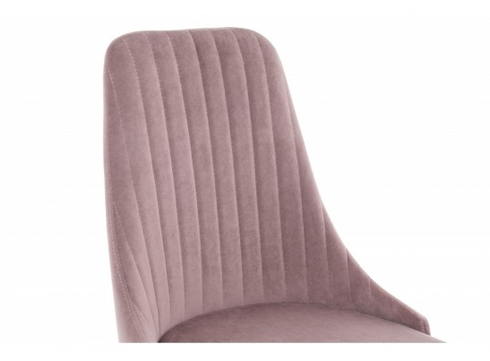 Стул на металлокаркасе Kora light purple / black