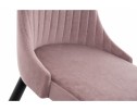Стул на металлокаркасе Kora light purple / black