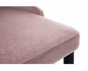 Стул на металлокаркасе Kora light purple / black