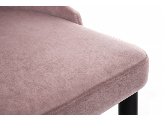 Стул на металлокаркасе Kora light purple / black