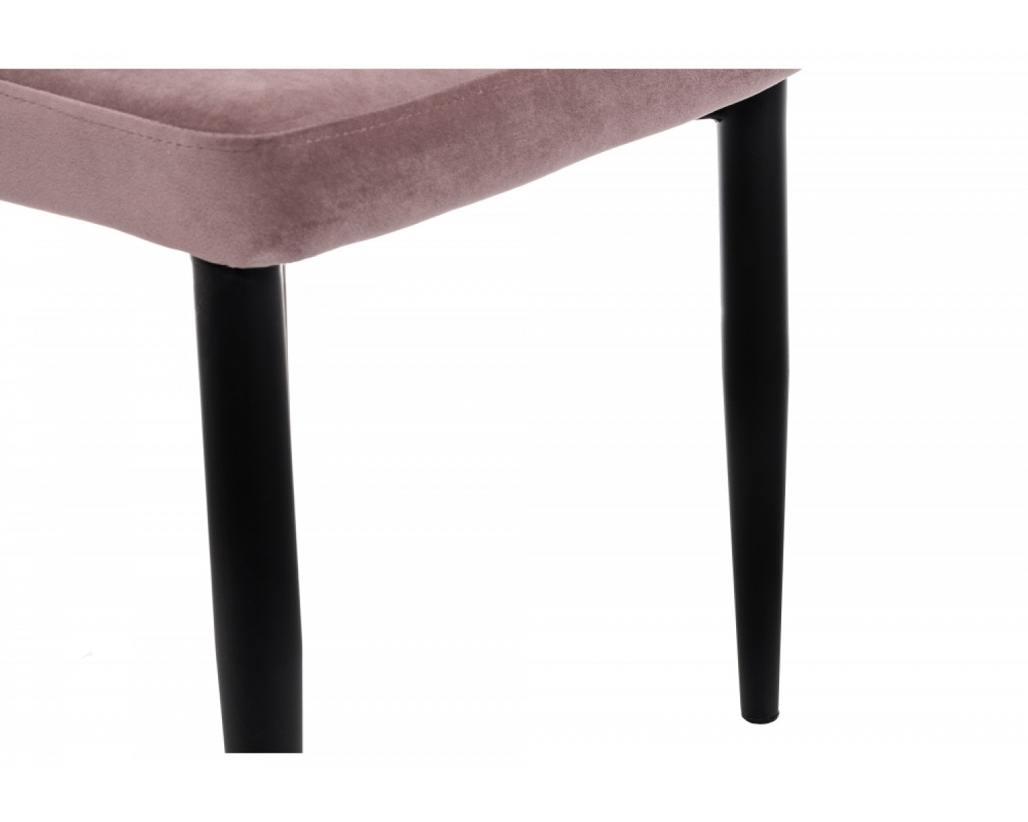 Стул на металлокаркасе Kora light purple / black