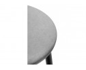 Полубарный стул Гангток катания сильвер / черный матовый