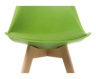 Деревянный стул Bonuss green