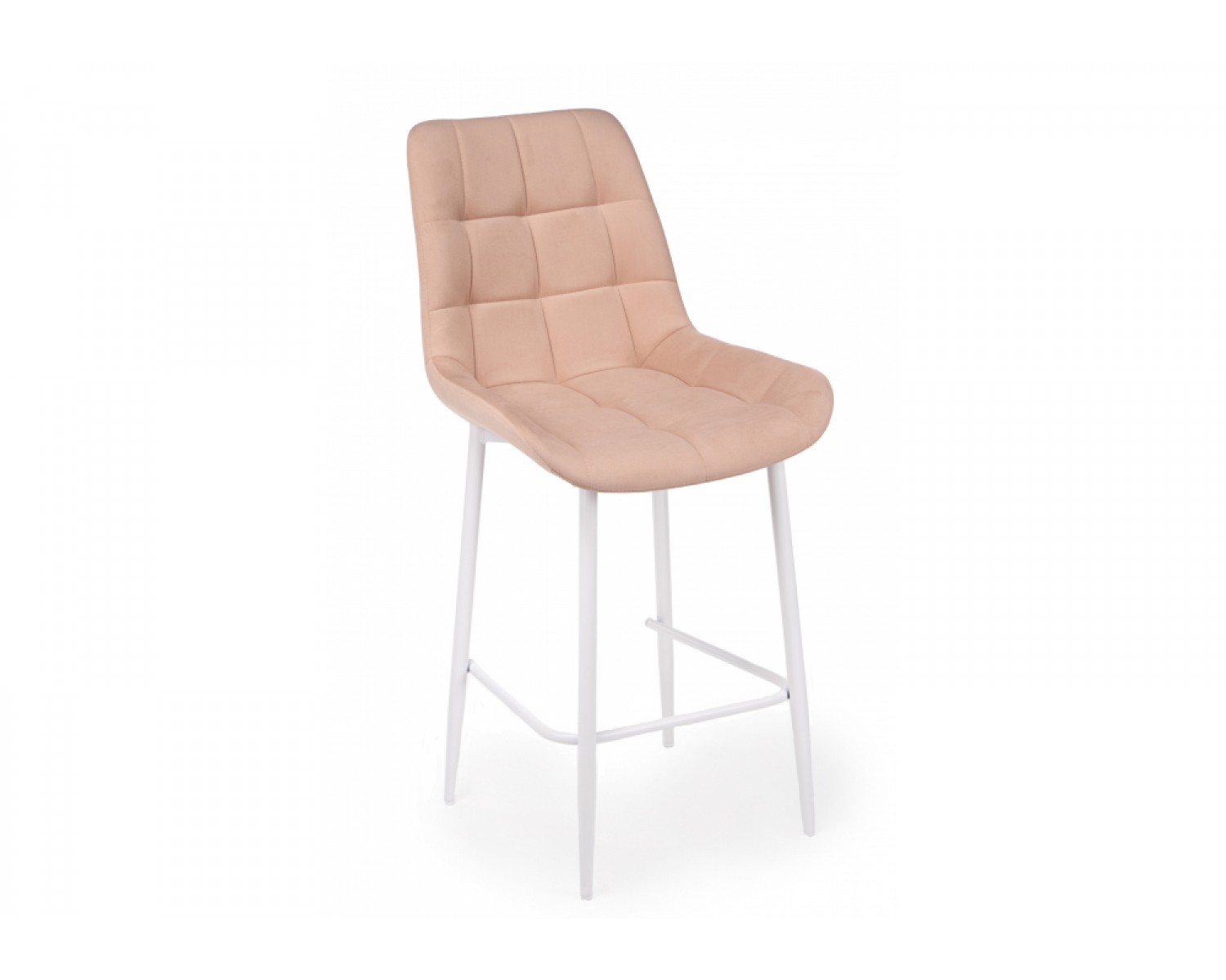 Полубарный стул Челси бежевый (zd 210) / белый