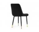 Стул на металлокаркасе Seda 1 black / gold / black