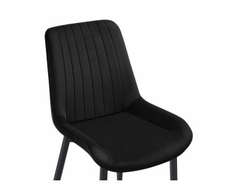 Стул на металлокаркасе Seda 1 black / gold / black