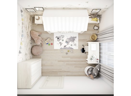 Стол Crusoe White
