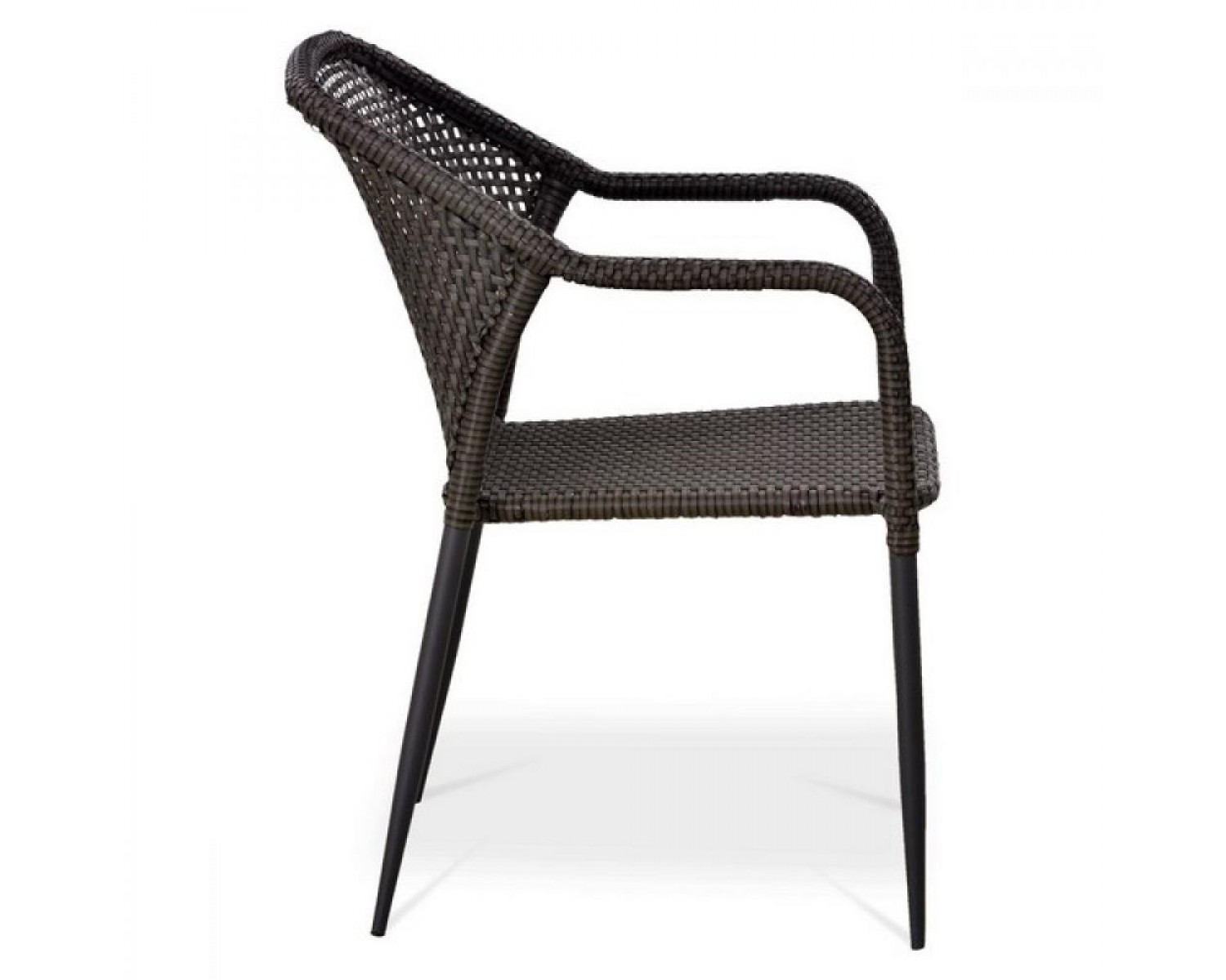 Плетеное кресло из искусственного ротанга Y35-W2390 Brown