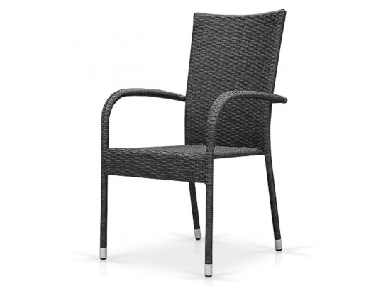 Плетеное кресло из искусственного ротанга AFM-407G grey
