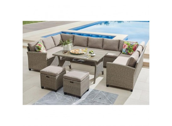 Комплект плетеной мебели AFM-370B Beige
