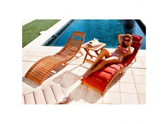 Комплект шезлонги и столик AFM-803A-T133 Beige-Terracotta (2+1)
