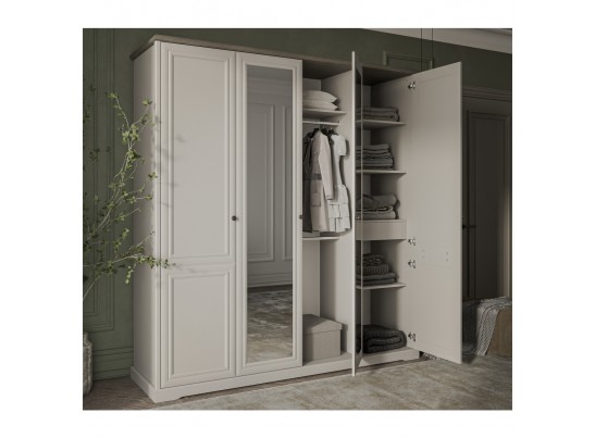 Спальный гарнитур TOSCANA NEW (кр.160, с 4х дверным шкафом)