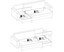 МЯГКАЯ МЕБЕЛЬ, Диван угловой CARMEN SOFT. Цвет SIMPLE 54