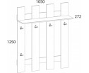 DOORSET, Вешалка 105. Цвет ДУБ НАВАРРА