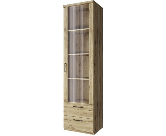 DOORSET, Шкаф с витриной 1V2S. Цвет ДУБ НАВАРРА