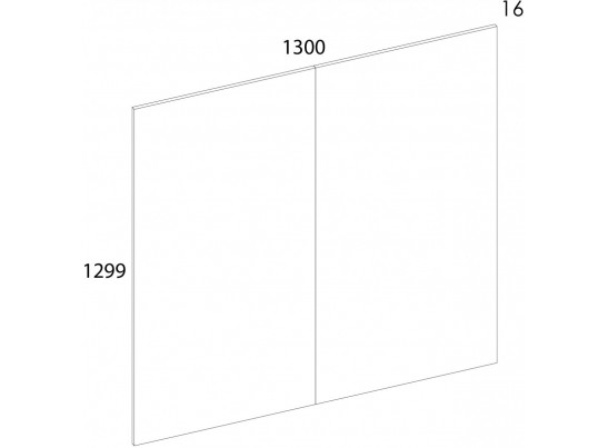 MODERN, Панель стеновая 130. Цвет ДУБ НАВАРРА