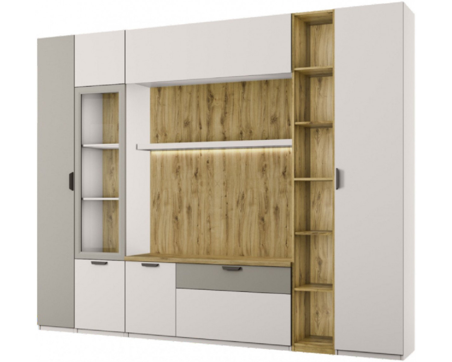 MODERN, Панель стеновая 130. Цвет ДУБ НАВАРРА
