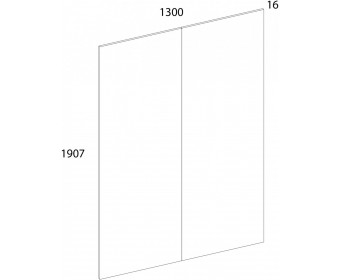 MODERN, Панель стеновая 130 Н. Цвет ДУБ НАВАРРА